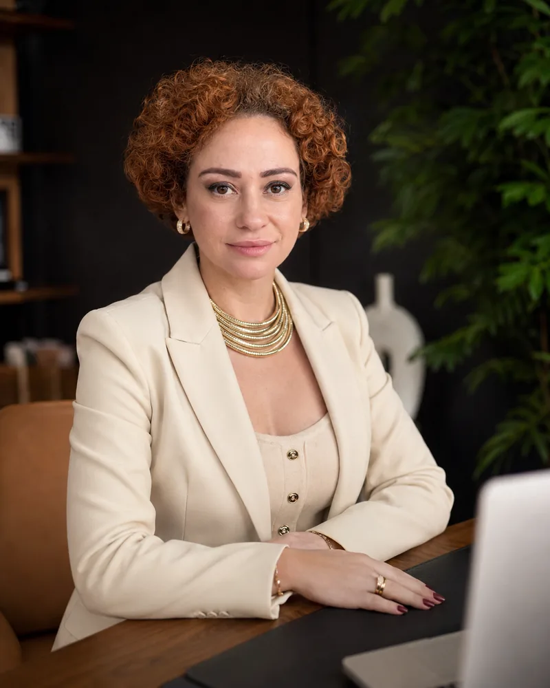 Retrato profissional de Fernanda Rocha, CEO e fundadora da Nucont