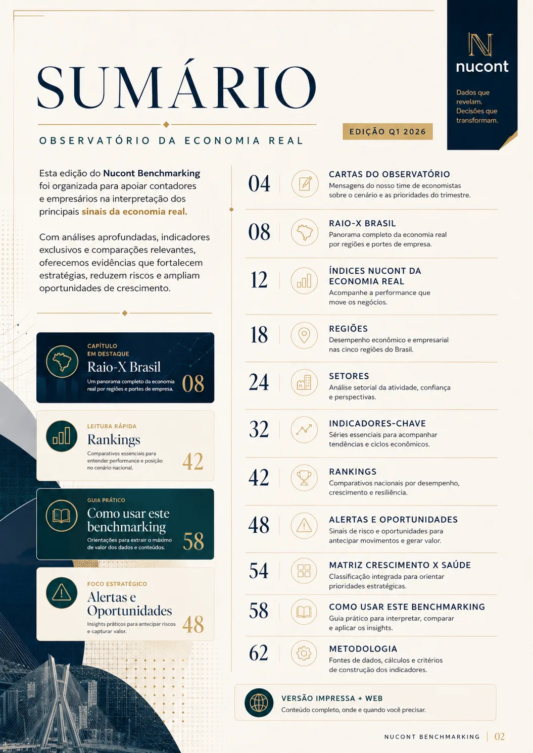 Sumário do Benchmarking
